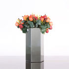 گلدان گل فولادی ضد زنگ جدول sexangle SS201 برای دکوراسیون منزل و محل کار