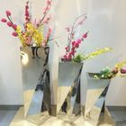 گلدان آینه طلایی رنگ 70 سانتی متر کارخانه فولاد ضد زنگ بلند